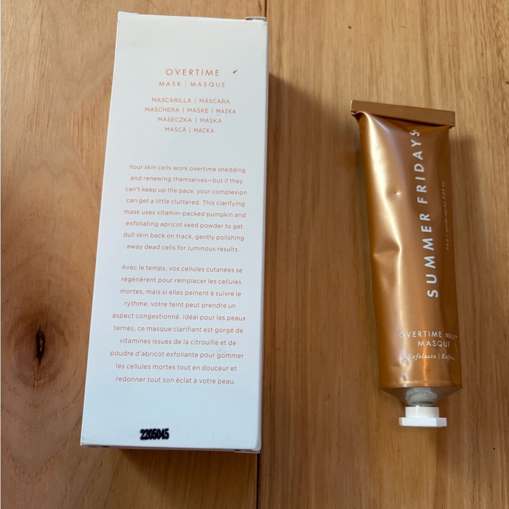 Summer Fridays Exfoliating Overtime Mask - Picture 2 of 3